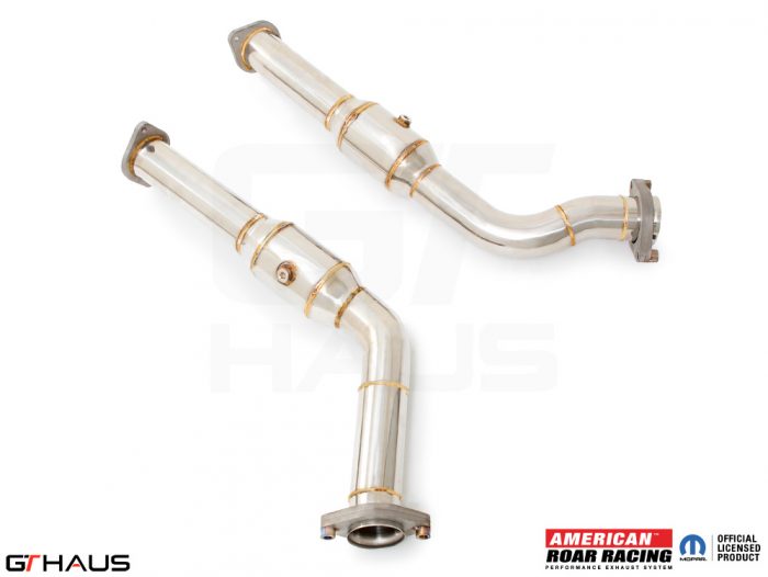 GTHAUS 2021-2024 RAM TRX Catless Down-Pipe Section - Titanium