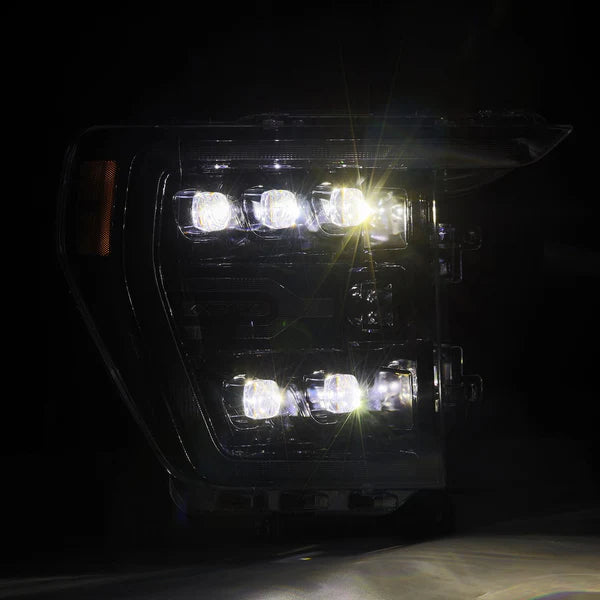 Alpharex 21-23 Ford F150 Raptor/R NOVA-Series LED Projector Headlights Alpha-Black