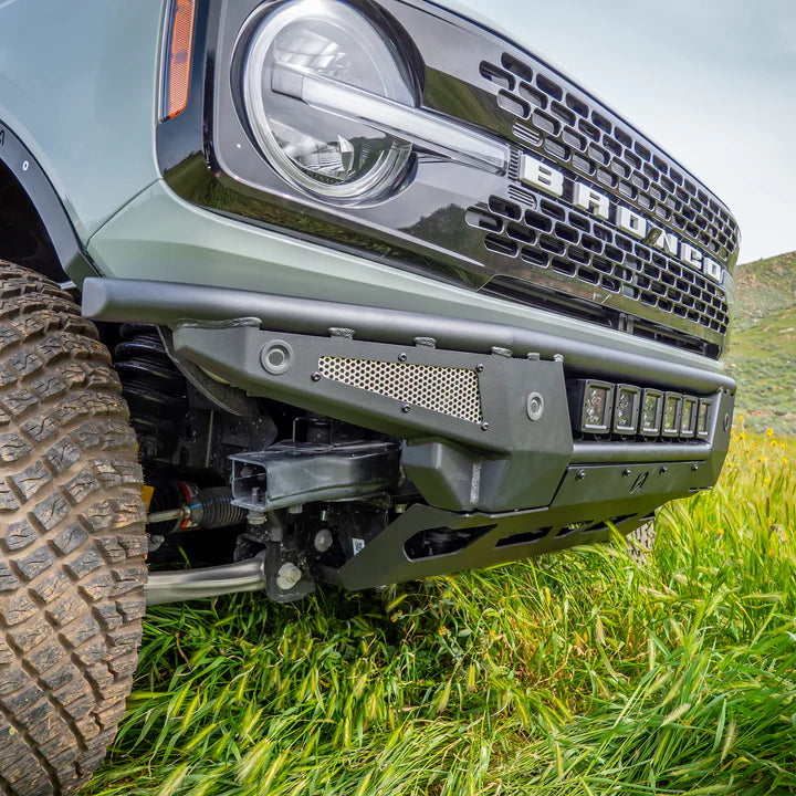 Turn Offroad 2021+ Ford Bronco Baja Tubular Front Bumper & Skid Plate