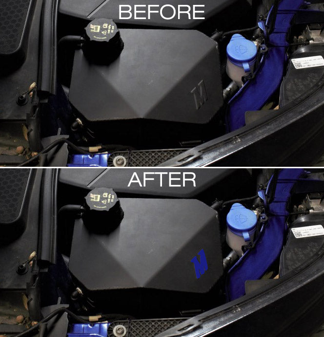 Mishimoto Coolant Tank Logo Decal "M" (2013-2018 Focus ST)