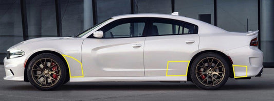Paint Protection - Front & Rear Quarter Panels (2015-2023 Charger)