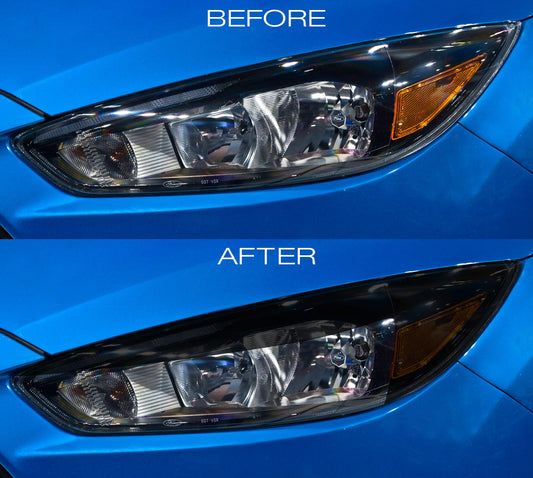 Full Headlight Amber Corner Lens Vinyl Tint (2015-2018 Focus)