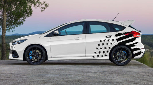 Reflective Stars & Bars Body Graphics (2015-2018 Focus)