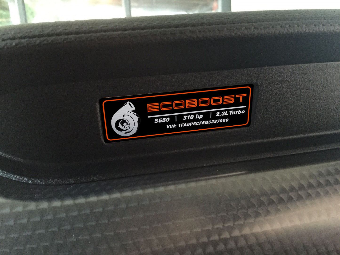Aluminum Dash Plate [S5CE] - Turbo Eco Custom (2015-2017 MUSTANG)