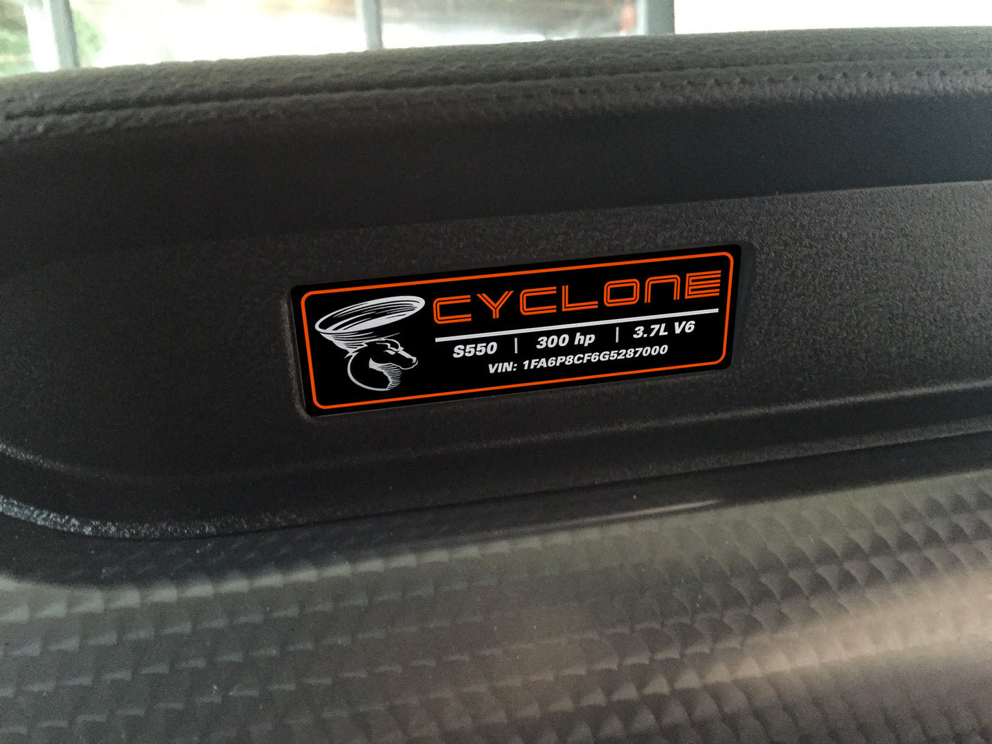 Aluminum Dash Plate [S5C6] - Cyclone Custom (2015-2017 MUSTANG)