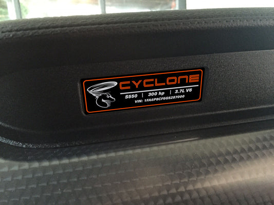 Aluminum Dash Plate [S5C6] - Cyclone Custom (2015-2017 MUSTANG)