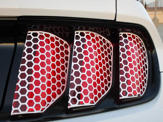 Honey Comb Rear Kit Vinyl Overlay (2015-2017 Mustang)