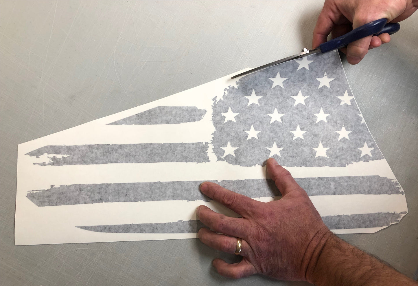 Quarter Window American Flag (2015-2023 Mustang)
