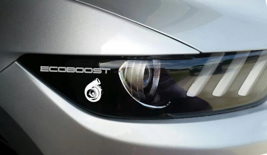 Printed Headlight Amber Corner Blackout (2015-2017 Mustang & 2016-2020 GT350 & 2020-2022 GT500)