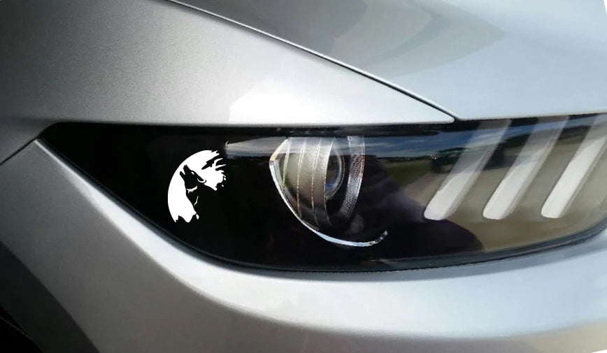 Printed Headlight Amber Corner Blackout (2015-2017 Mustang & 2016-2020 GT350 & 2020-2022 GT500)