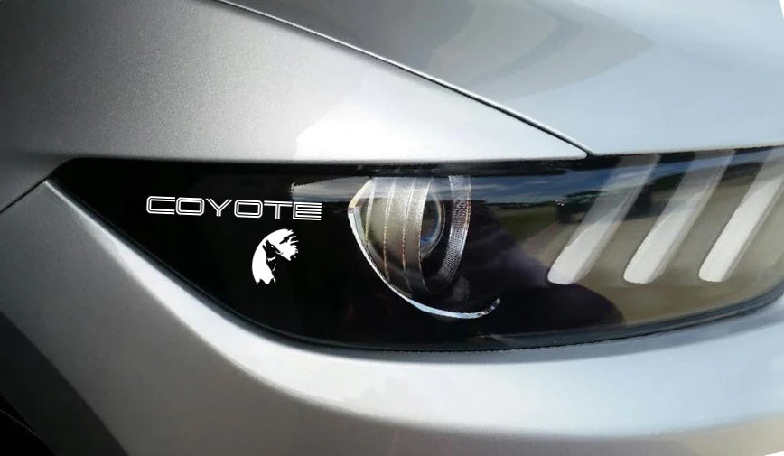 Printed Headlight Amber Corner Blackout (2015-2017 Mustang & 2016-2020 GT350 & 2020-2022 GT500)