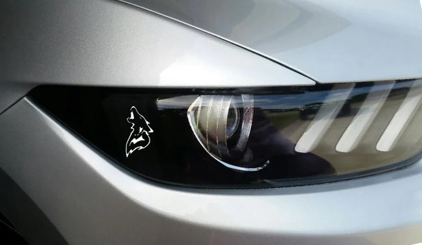 Printed Headlight Amber Corner Blackout (2015-2017 Mustang & 2016-2020 GT350 & 2020-2022 GT500)