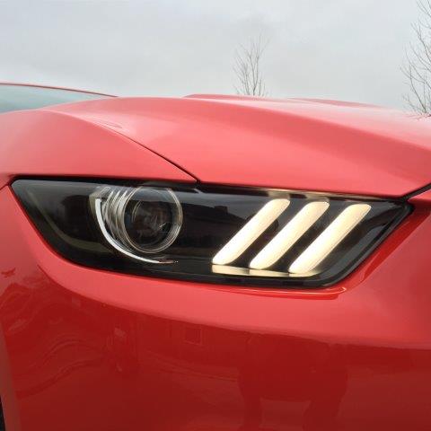 Headlight Amber Corner Lens Vinyl Tint (2015-2017 Mustang, 2016-2020 GT350, 2020-2022 GT500)