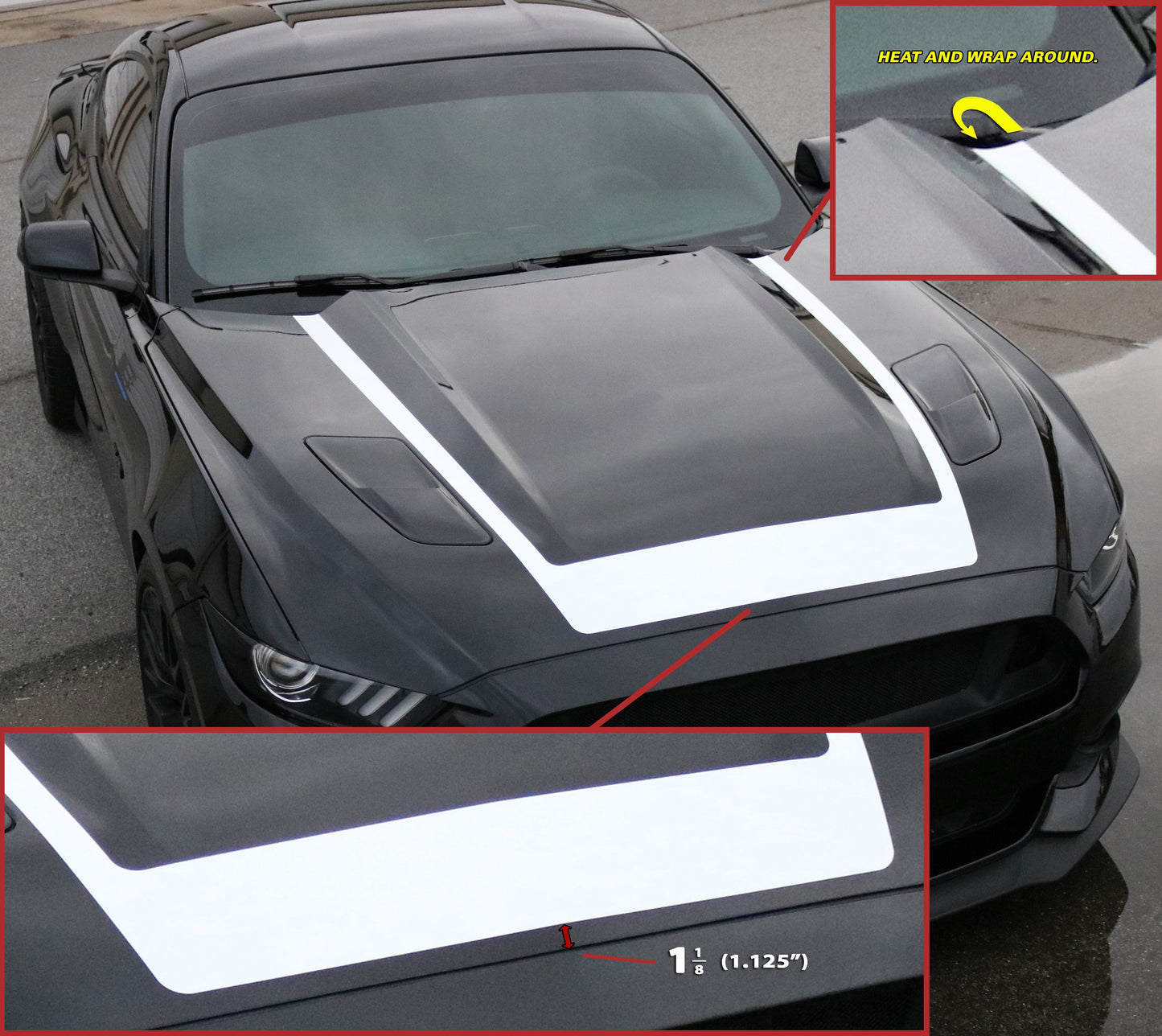 U3 Hood Decal (2015-2017 Mustang)
