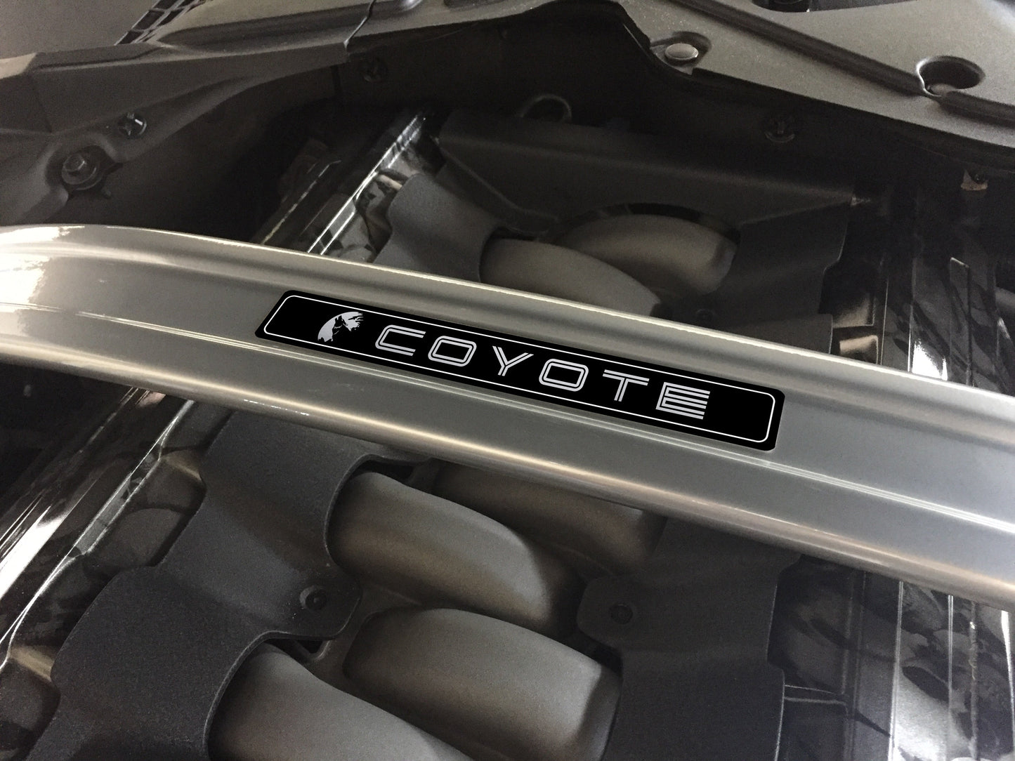 Aluminum Strut Tower Plate [S5] Moon Coyote (2011-2024+ Mustang)
