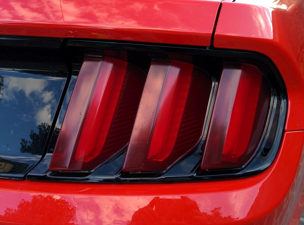 Red Tail Light Lens Vinyl Tint for INTL/EURO (2015-2017 Mustang)
