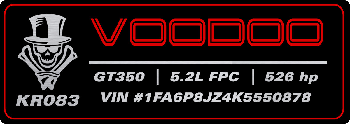 Aluminum Radiator Plate [S5CV] - Voodoo Head Custom (2016-2020 GT350)