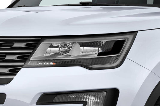 Partial Headlight Amber Corner Lens Vinyl Black Out (2016-2019 Explorer)