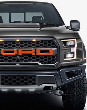 Front Grille Letter Overlays (2017-2020 Raptor)