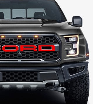 Front Grille Letter Overlays (2017-2020 Raptor)