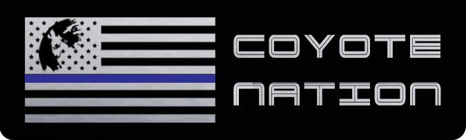 Aluminum Radiator Plate [S12] Coyote Nation Black Blue (2018-2023 Mustang)