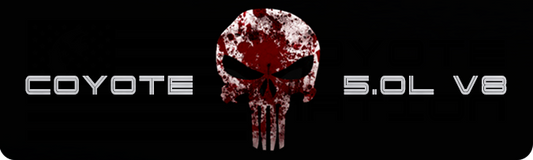 Aluminum Radiator Plate [S15] Punisher Blood (2018-2023 Mustang)