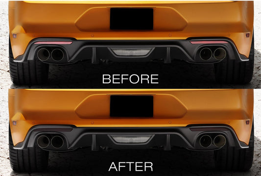 Rear Bumper Marker Lens Vinyl Tint (2018-2024 Mustang)