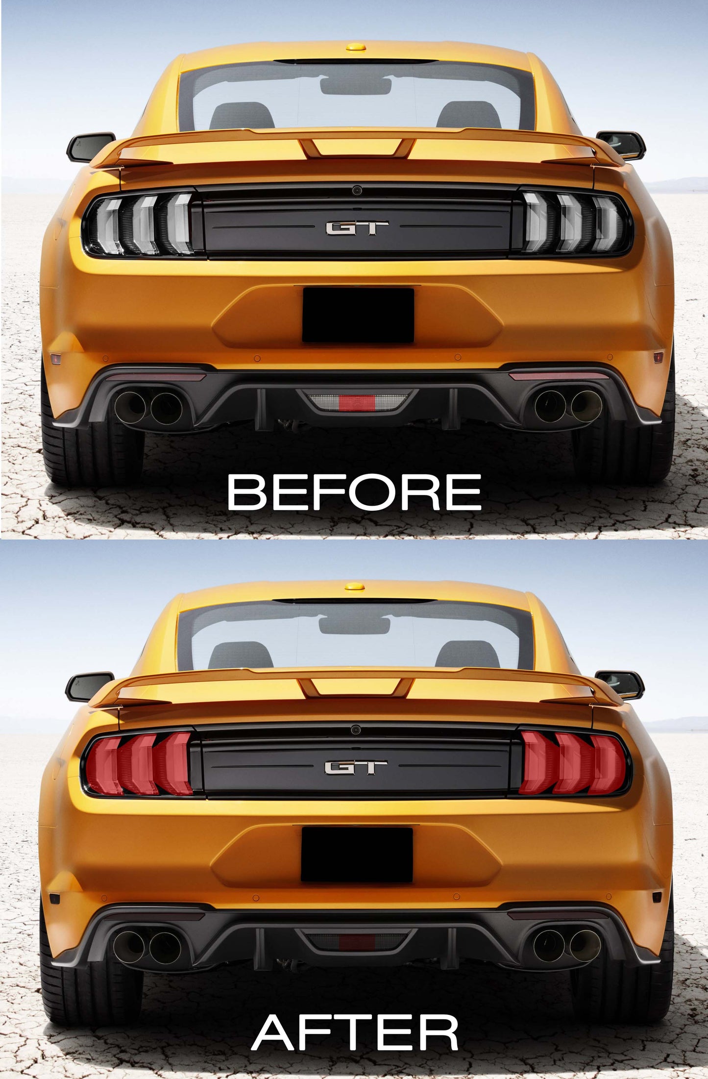 Rear Lens Vinyl Tint Kit EURO/INTL (2018-2023 Mustang)