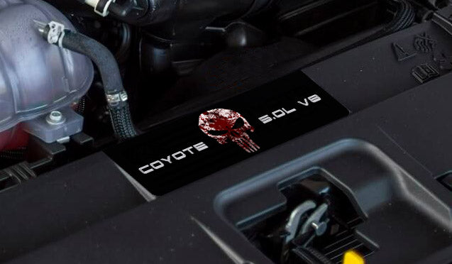 Aluminum Radiator Plate [S15] Punisher Blood (2018-2023 Mustang)