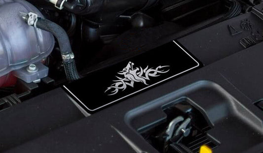 Aluminum Radiator Plate [S3] Tribal Border (2018-2023 Mustang)