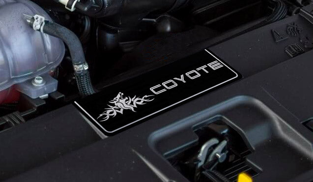Aluminum Radiator Plate [S9] Tribal Coyote (2018-2023 Mustang)