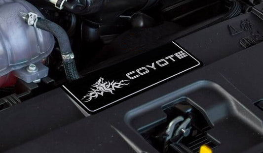 Aluminum Radiator Plate [S9] Tribal Coyote (2018-2023 Mustang)