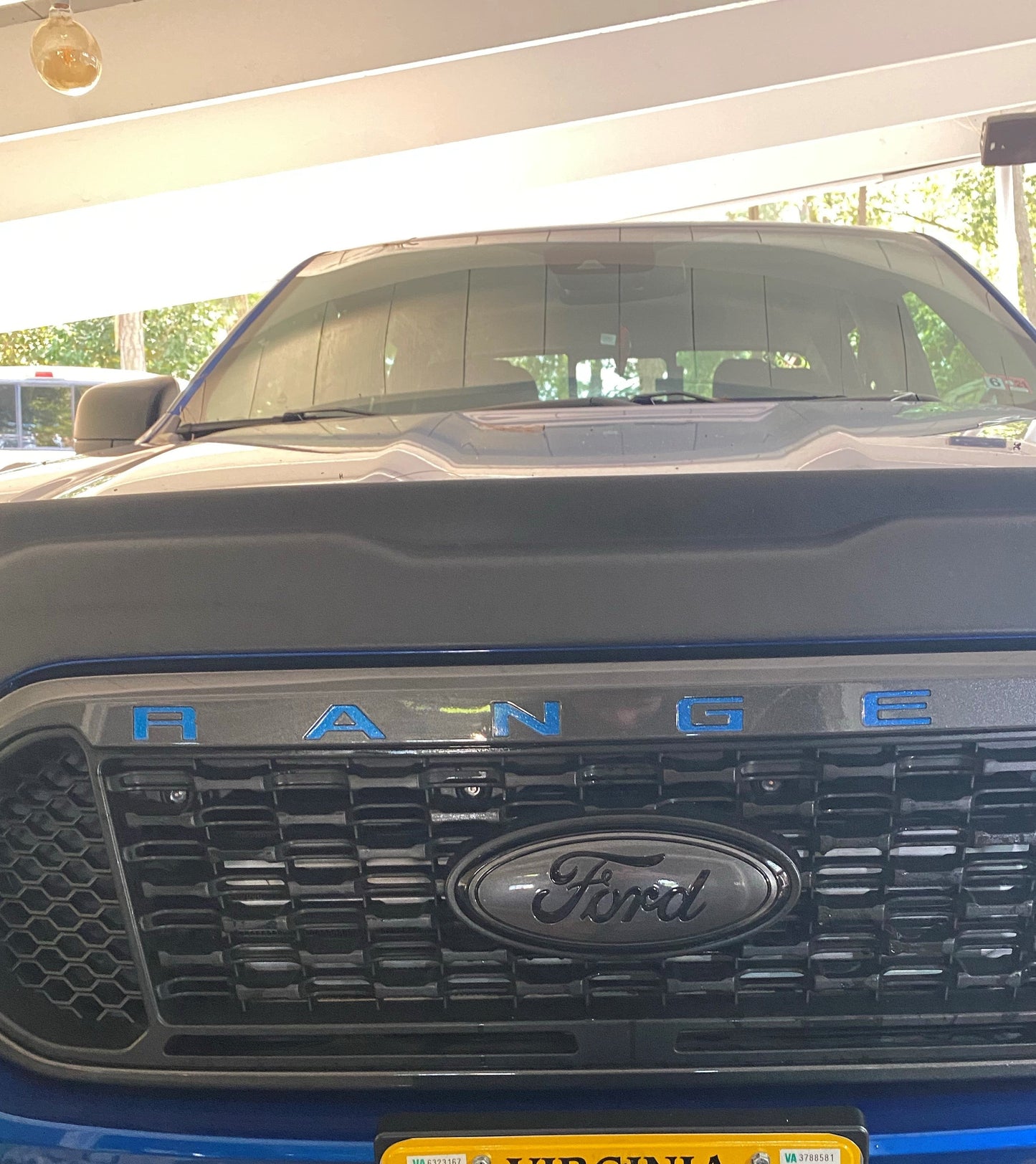 Front Grille Letter Vinyl Inserts (2019-2023 Ranger)