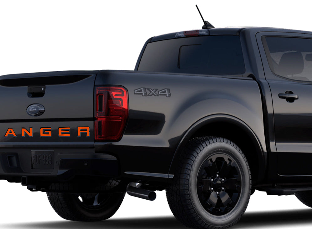 Tailgate Letter Vinyl Inserts (2019-2023 Ranger)