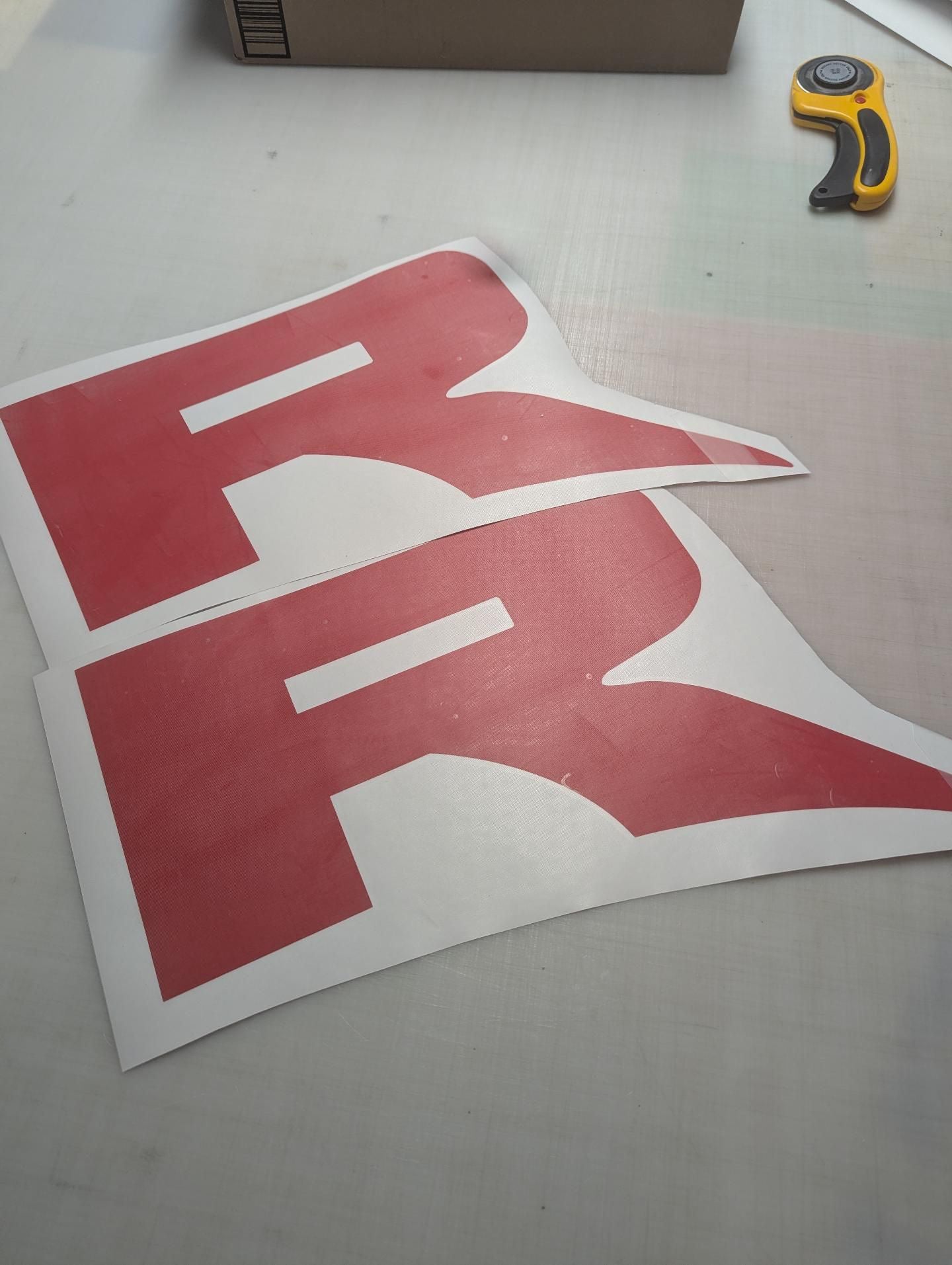 Raptor R Bedside Graphic "R"