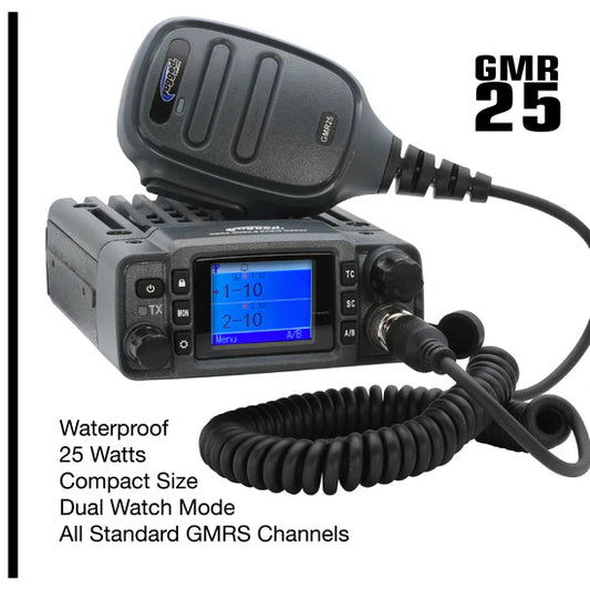 Rugged Radios Ford Bronco Two-Way GMRS Mobile Radio Kit