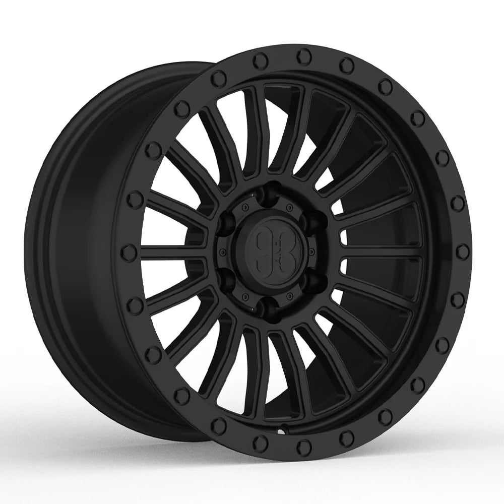 9&3 Wheels FR-18R | 6061-T6 Forged | Simulated Beadlock w/ Removable Ring