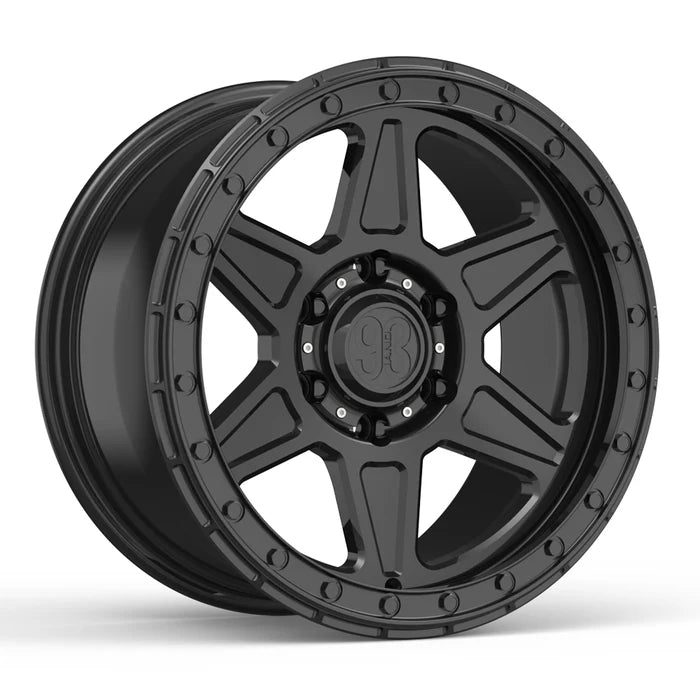 9&3 Wheels XR-01 | 6061-T6 Forged | Simulated Beadlock | Black