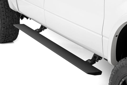 Rough Country Dual Electric Motor Power Running Boards - 2010-2014 Ford Raptor