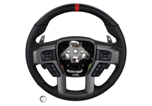 FORD 2017-2020 F-150 RAPTOR PERFORMANCE STEERING WHEEL KIT- RED SIGHTLINE