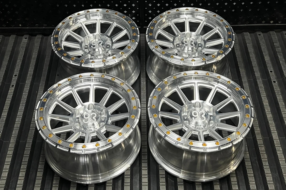 9&3 Wheels FR-11 | 6061-T6 Forged | Simulated Beadlock | Machined
