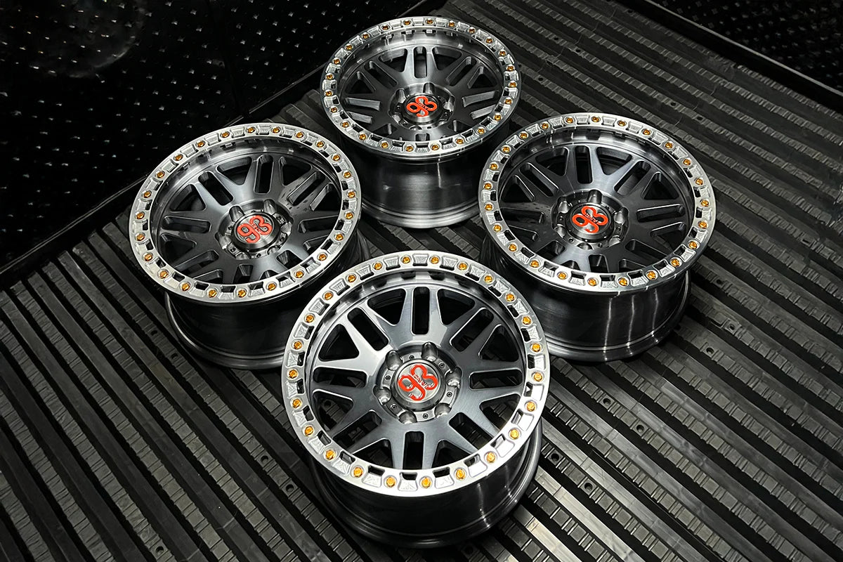 9&3 Wheels FR-01R | 6061-T6 Forged | Simulated Beadlock w/ Removable Ring
