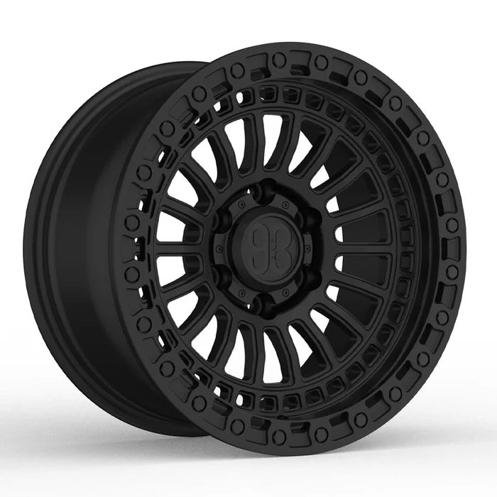 9&3 Wheels FR-19 | 6061-T6 Forged | Simulated Beadlock | Black