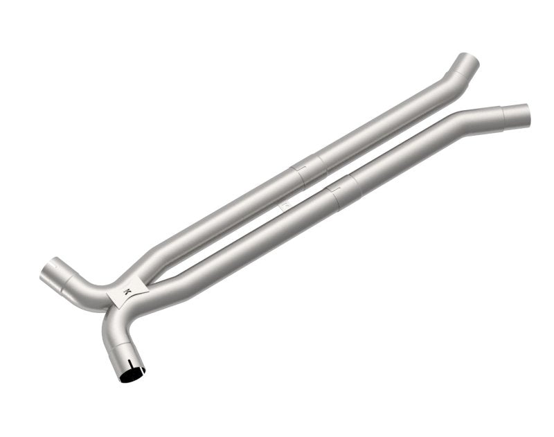 Kooks 3" x 2 3/4"(OEM) Stainless Resonator Delete X-Pipe. 2020 Ford Mustang GT500 5.2L