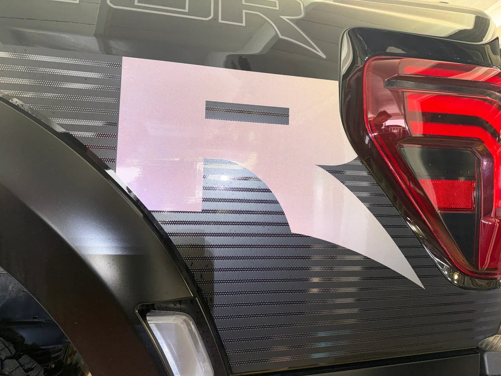 Raptor R Decal – Large Reflective R Logo