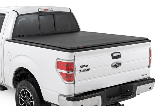Rough Country Soft Roll Up Bed Cover - 2010-2014 Ford Raptor