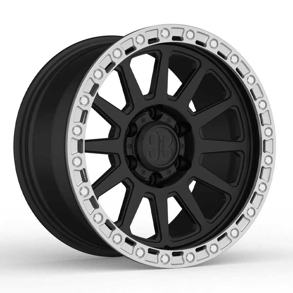 9&3 Wheels FR-10R | 6061-T6 Forged | Simulated Beadlock w/ Removable Ring