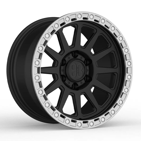 9&3 Wheels FR-10R | 6061-T6 Forged | Simulated Beadlock w/ Removable Ring