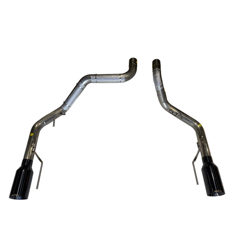 SPD Tail Pipe Upgrade Kit - Black Chrome Tips - 2021-2026 Ford Raptor / Raptor R