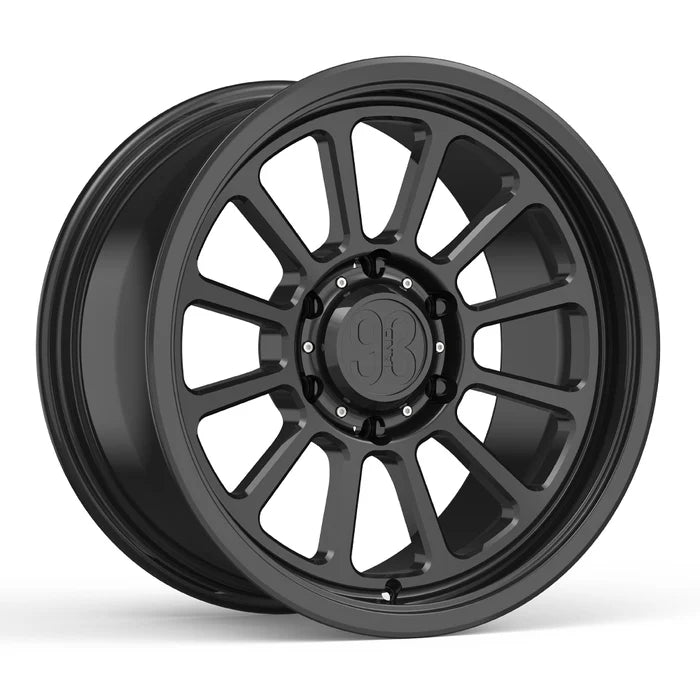 9&3 Wheels FRS-12 | 6061-T6 Forged | Smooth Lip | Black